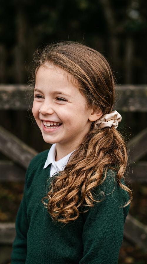 Low Silk Scrunchie Pony
