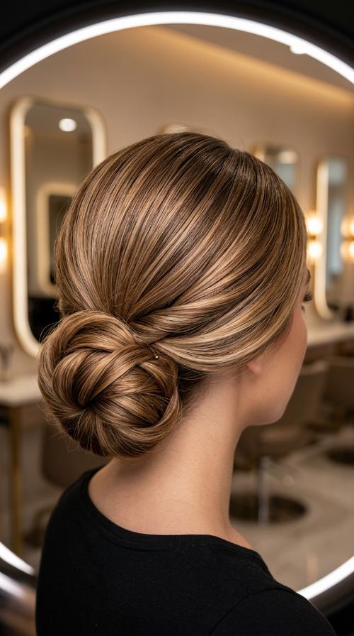 Low Sleek Bun