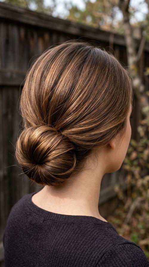 Low Sleek Bun