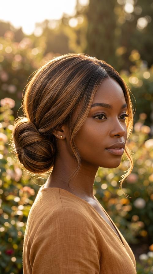 Low Sleek Bun