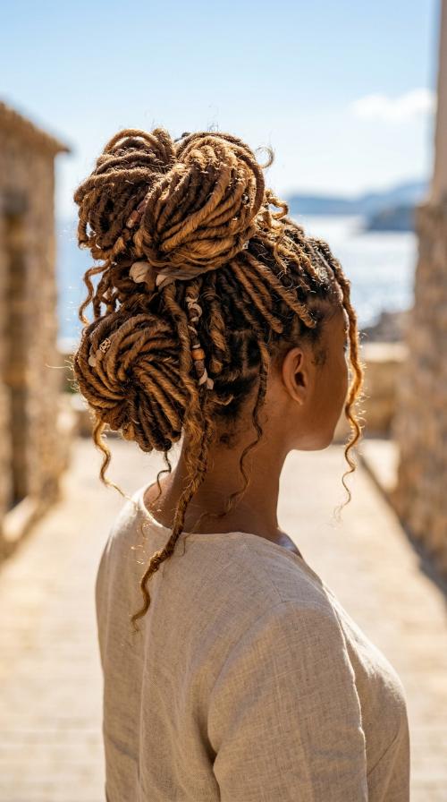 Messy Pinned Bohemian Updo