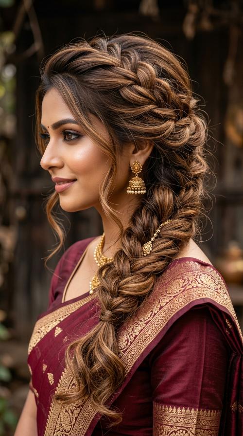 Messy Side Braid