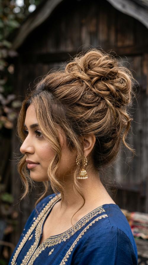 Messy Textured Bun