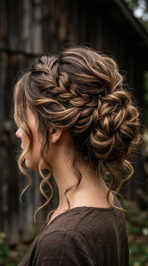 Messy Textured Updo
