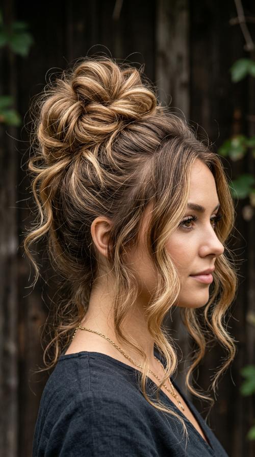 Messy Top Knot