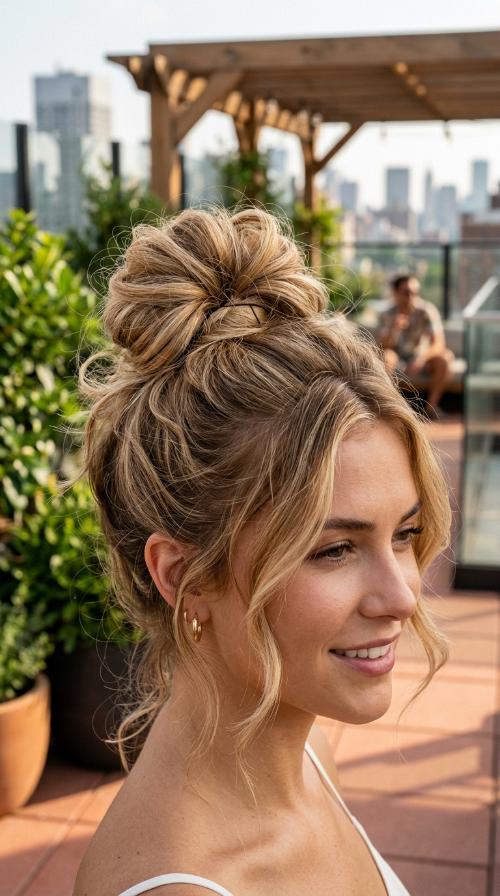 Messy Top Knot