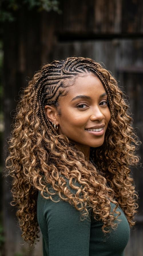 Micro Cornrow Designs
