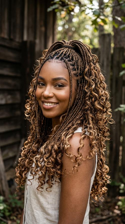 Micro Pixie Braids