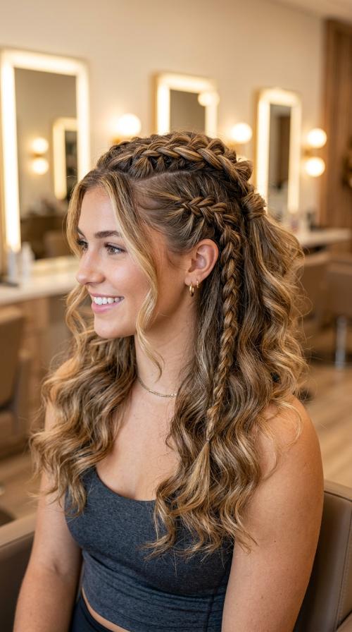 Mini French Braids