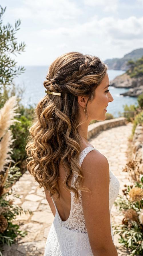 Minimalist Gold Barrette Style