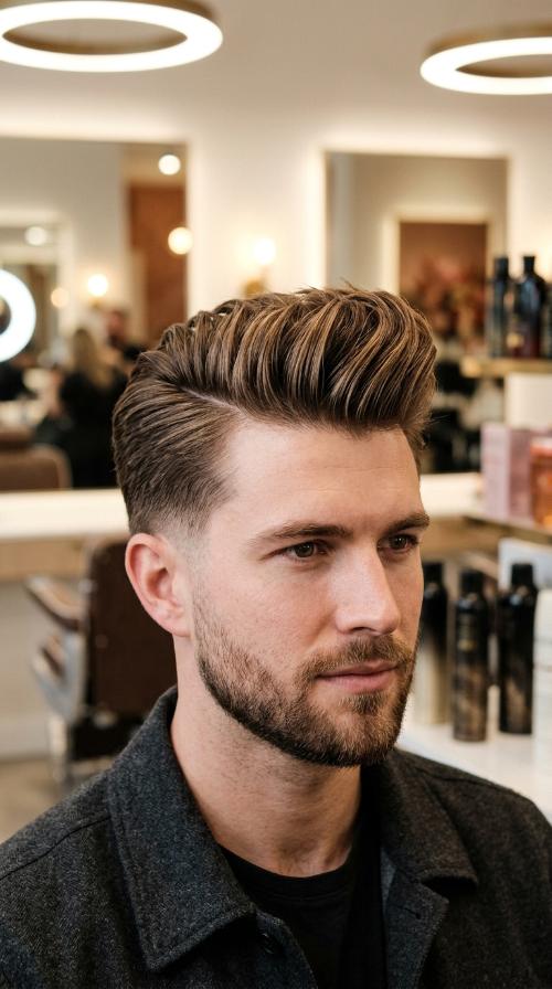 Minimalist Pompadour
