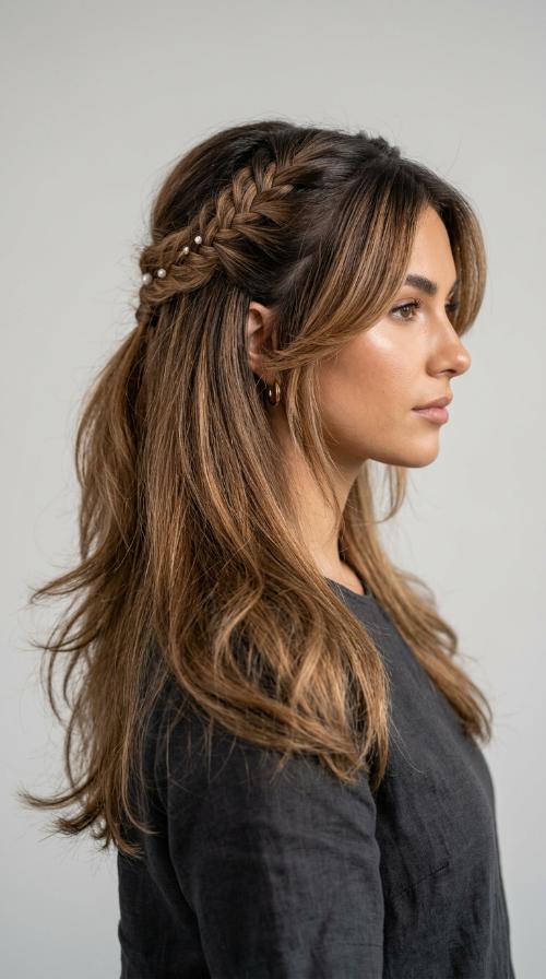 Modern Straight Mullet