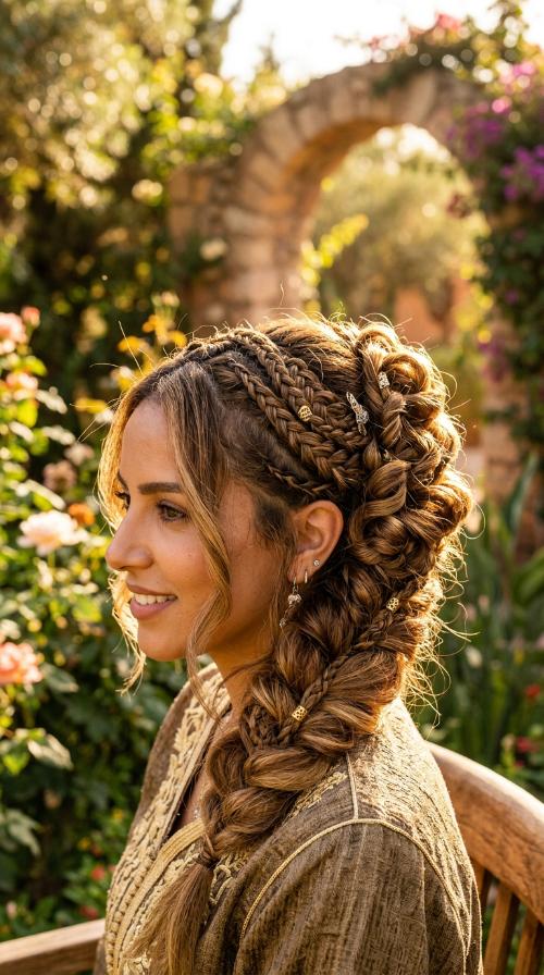 Moroccan Braided Updo