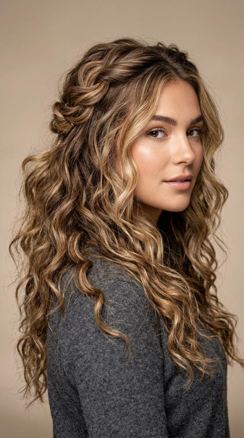 Natural Waves with Sea Salt Spray