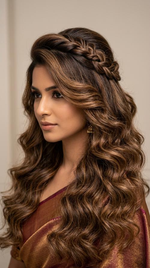 North Indian Elegant Puffed Front