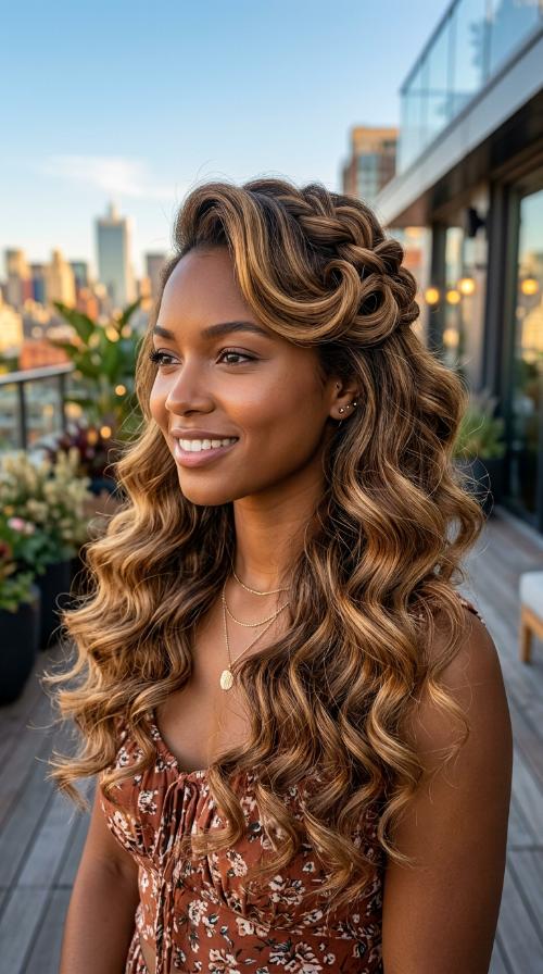 Ombre Pin-Up Waves