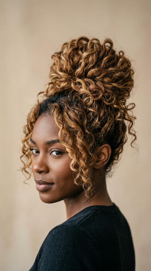 Oversized Messy Top Knot