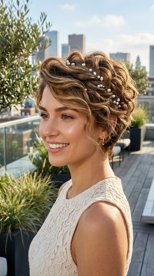 Pearl Accented Pixie