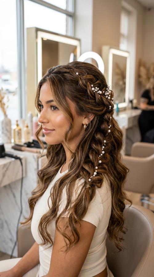 Pearl-Accented Waves