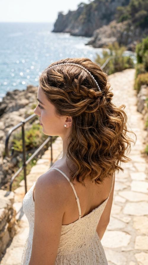 Pearl Encrusted Parting (No Extensions)