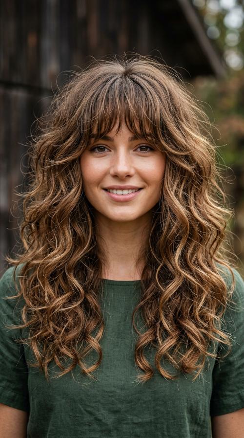 Piecey Shag Bangs