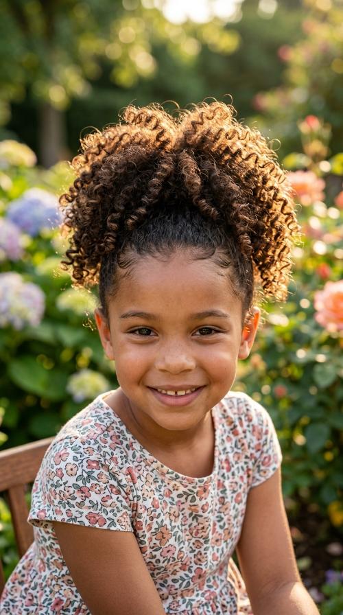 Pineapple Style for Curls