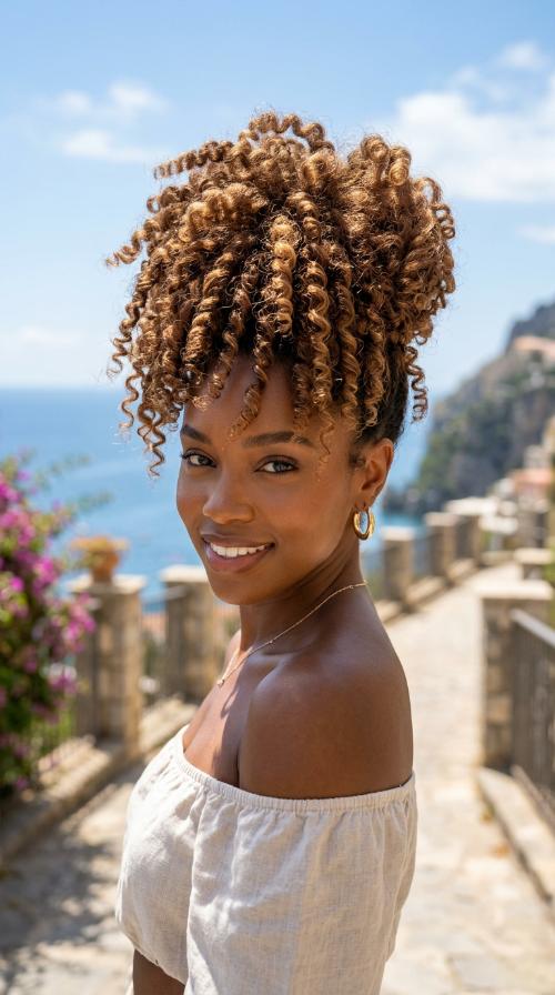 Pineapple Updo