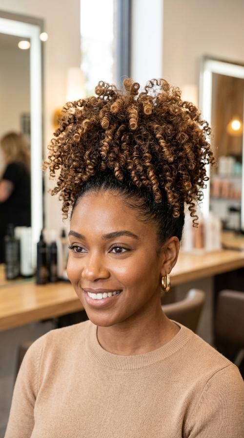 Pineapple Updo