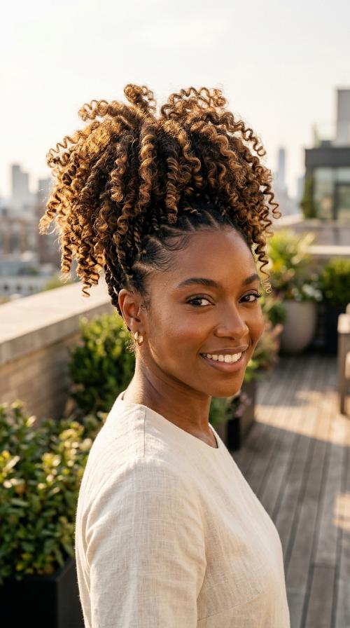Pineapple Updo