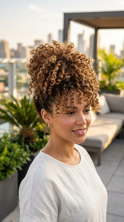 Pineapple Updo