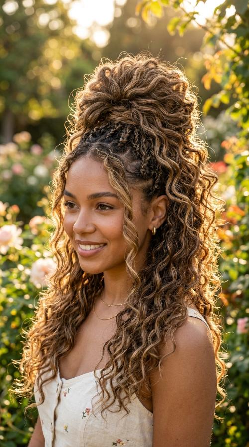 Pineapple Updo