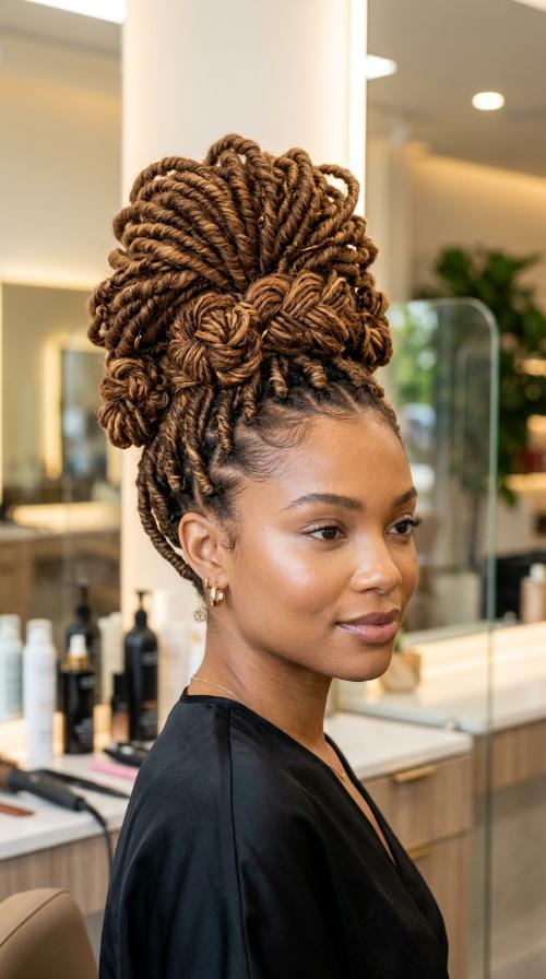 Pinned Pineapple Updo