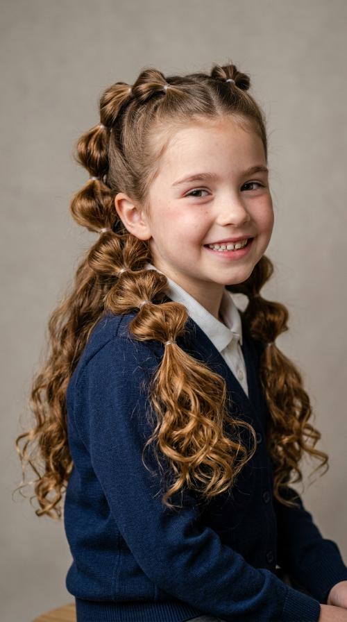 Playful Bubble Braids