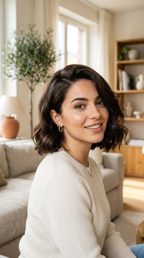 Polished Side-Parted Bob