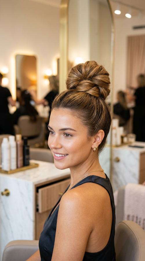 Polished Top Knot