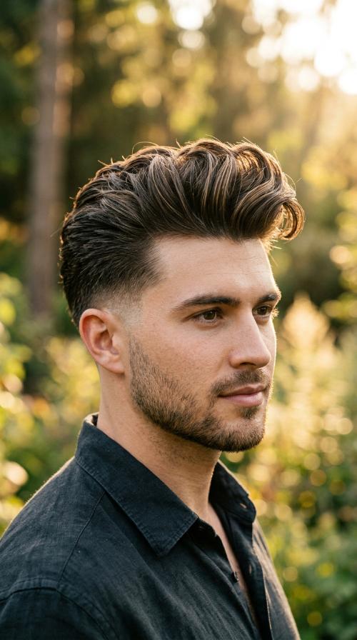 Pompadour Fade