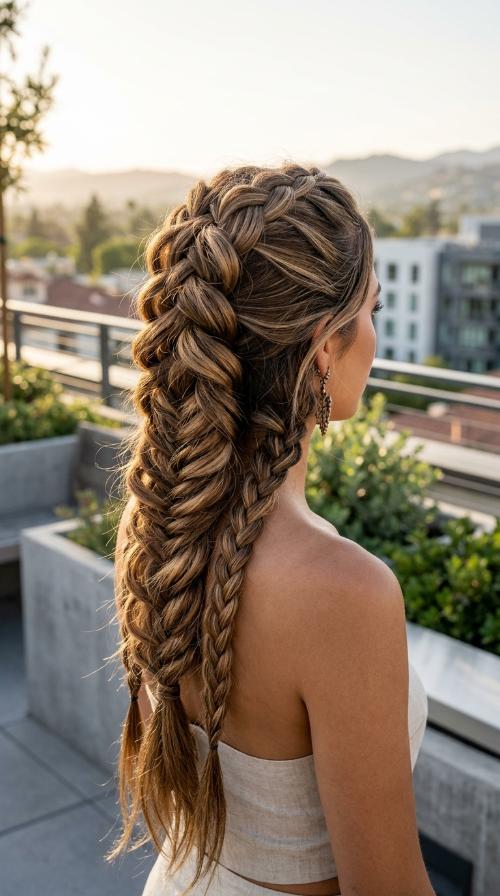 Pull-Through Braid
