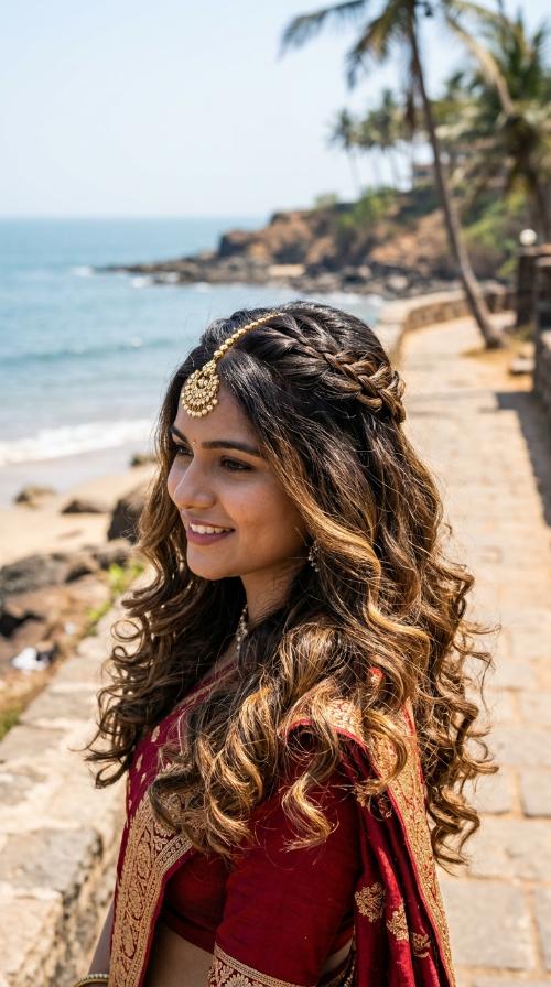 Rajasthani Borla Center Parting