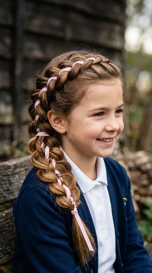 Ribbon-Intertwined Braid