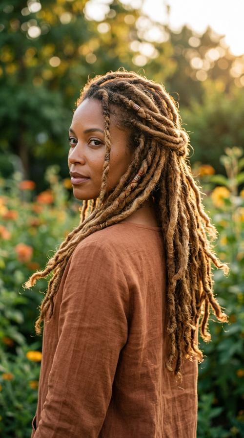 Robust Freeform Locs for Adults at Mid Back