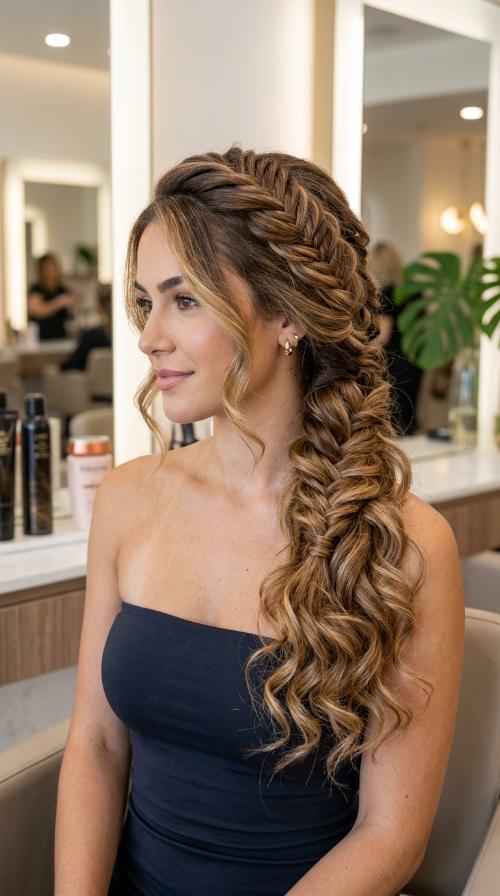 Romantic Fishtail Braid