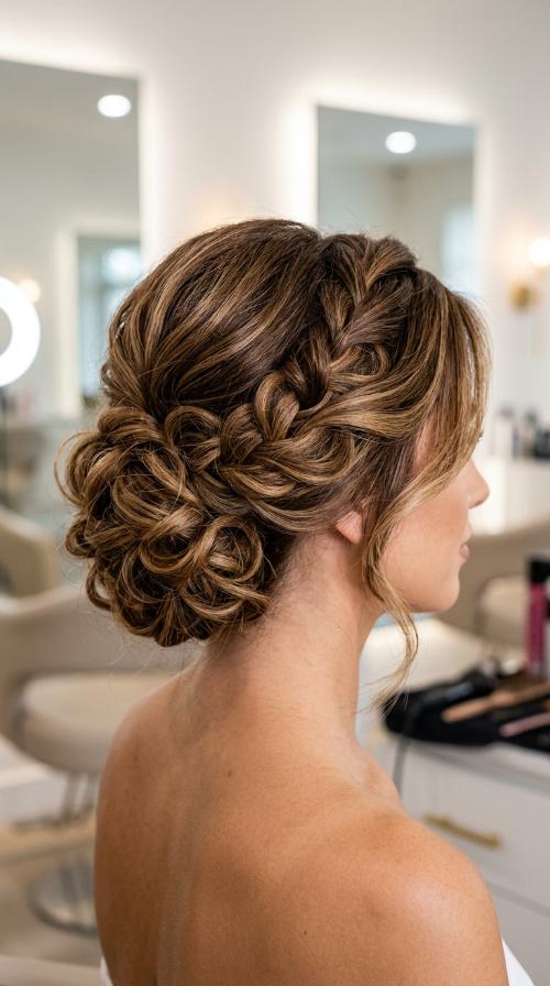 Romantic Low Faux Chignon