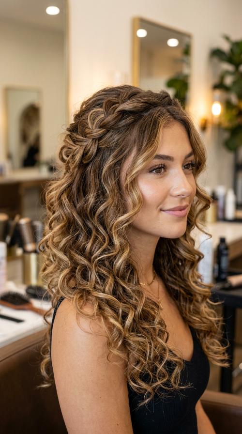 Romantic Messy Curls