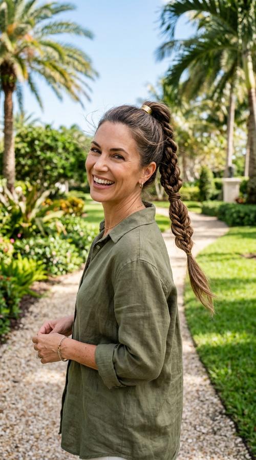 Rope Braid Ponytail
