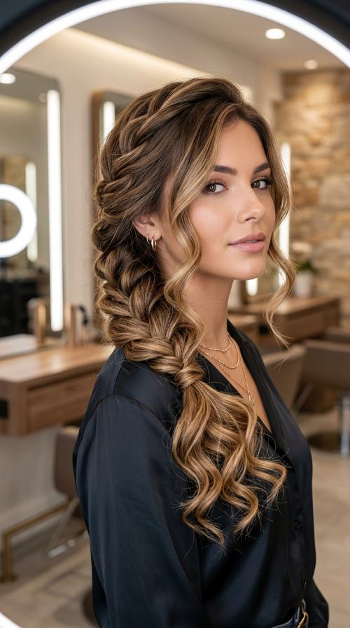 Rope Twisted Side Pony