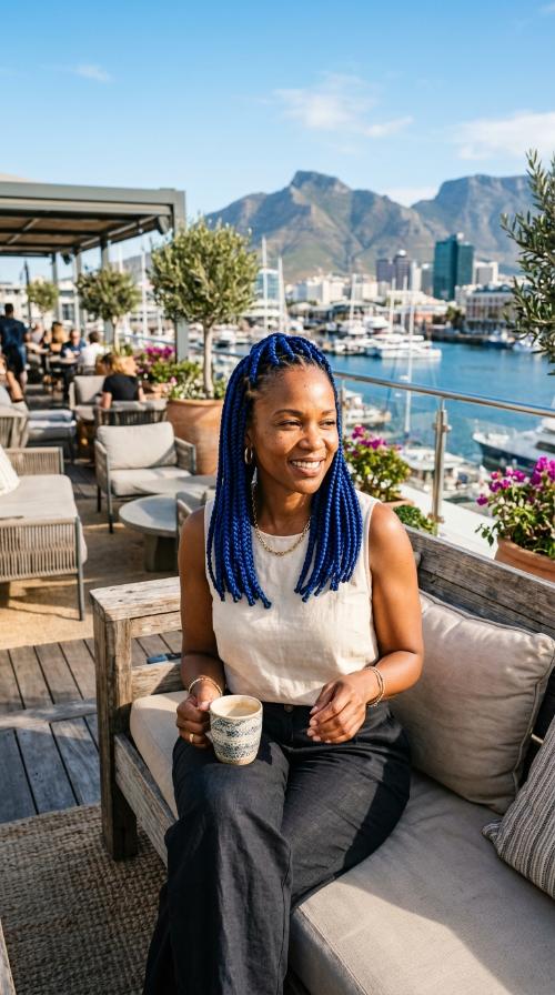 Royal Blue Jumbo Shoulder Braids