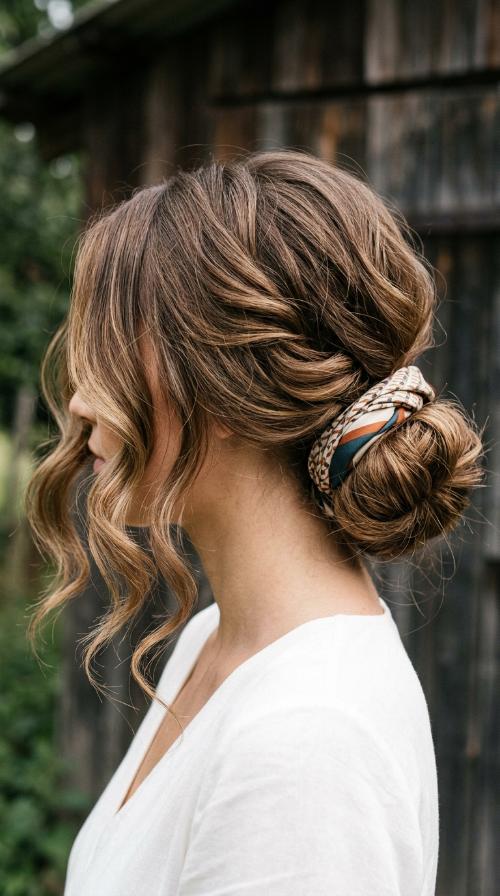 Scarf Wrap Bun