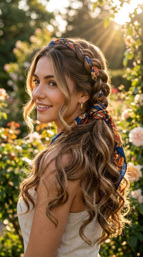 Scarf-Wrapped Braid