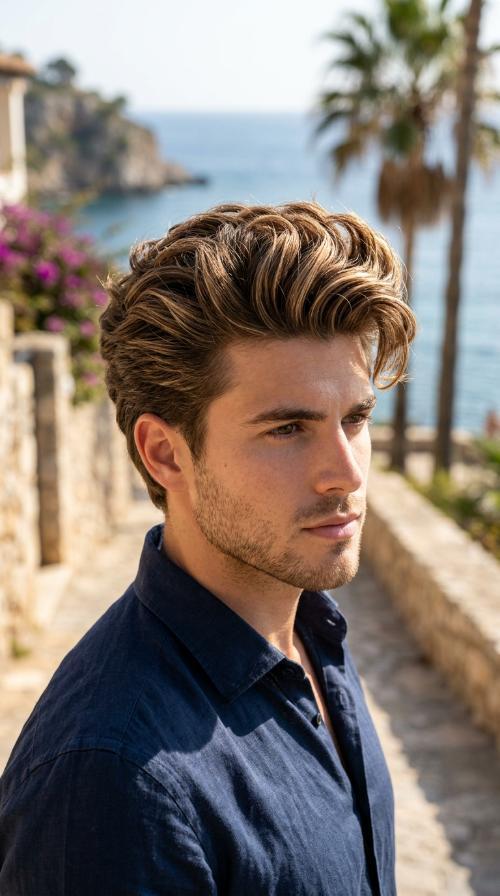 Scissor-Cut Pompadour