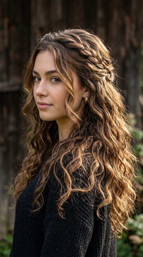 Scrunched Wet Look